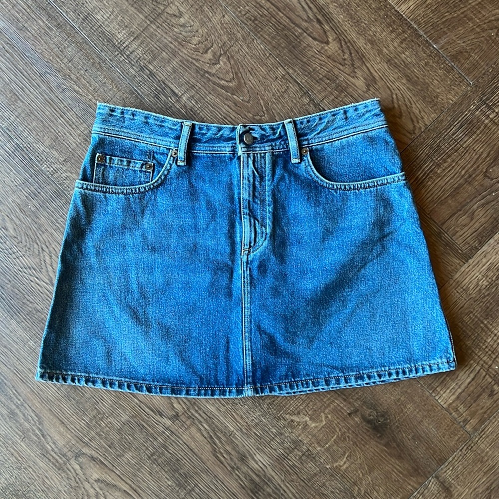 Acne Studios Denim Mini Skirt Blue Sz 30